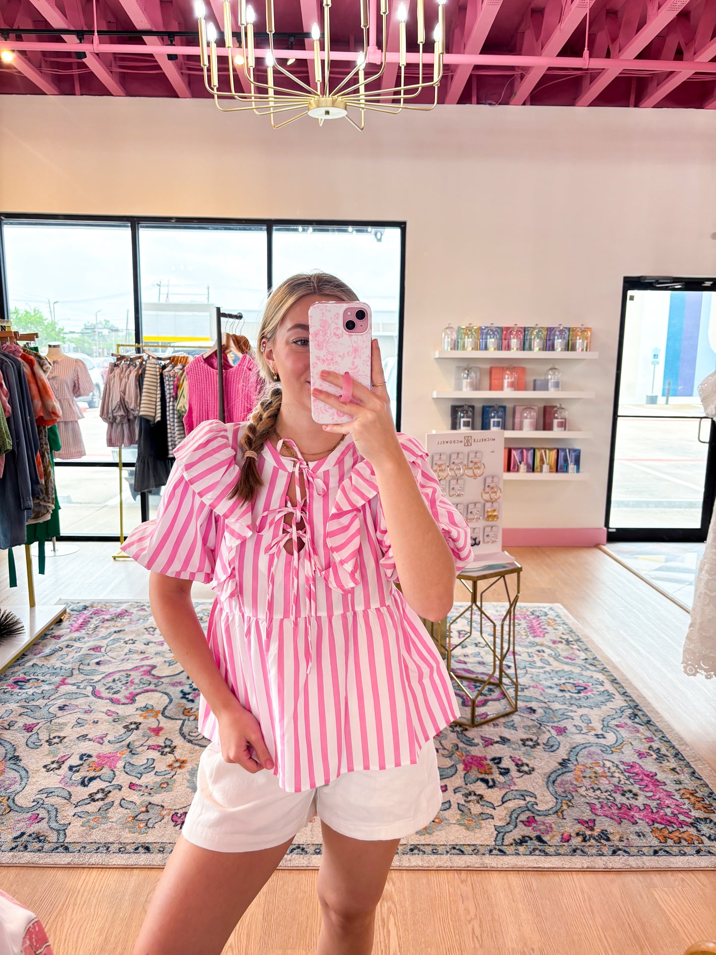 Juliette Top - Ten Stripe