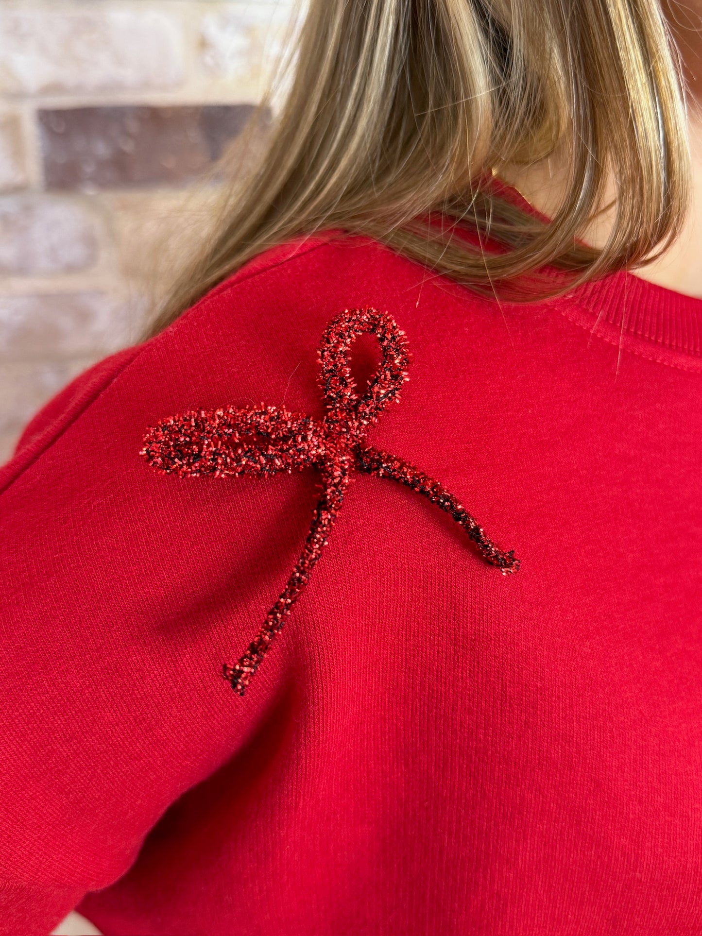 Little Luxies Bows Crewneck