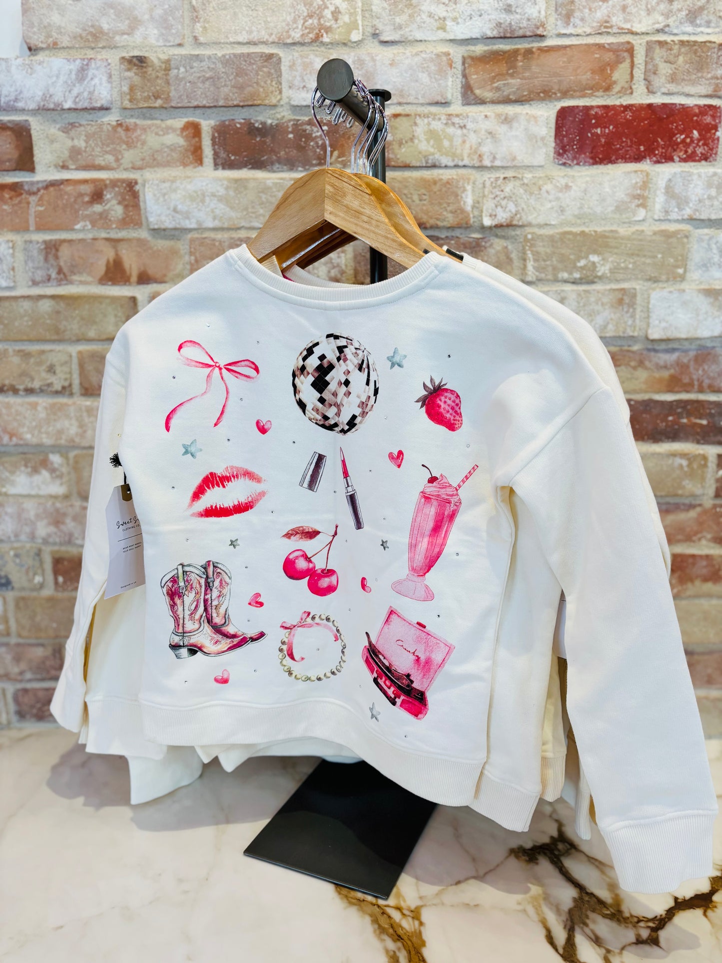 Little Luxies Things I Can't Live Without Crewneck