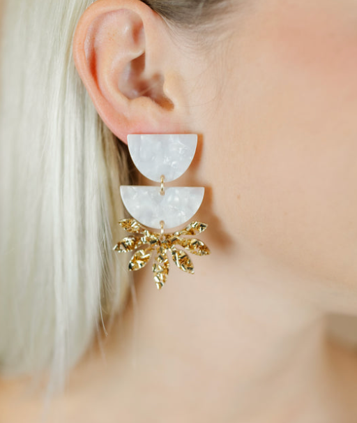 Cassie Acrylic Drops - Gold