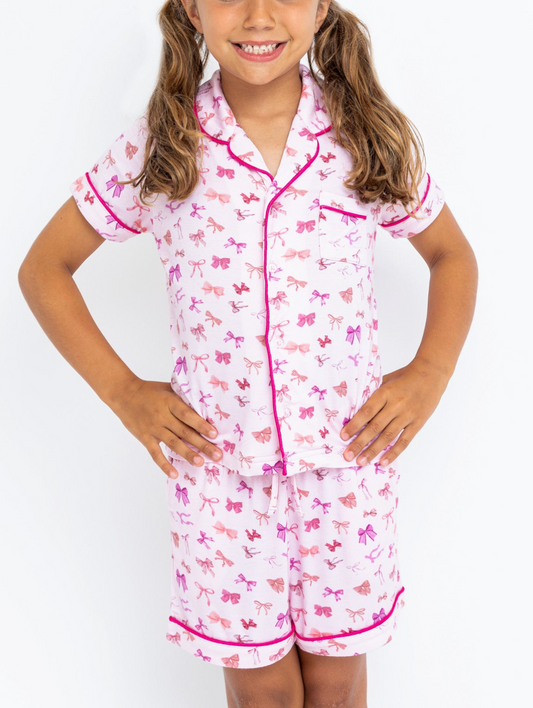 Little Luxies Bows PJ Set