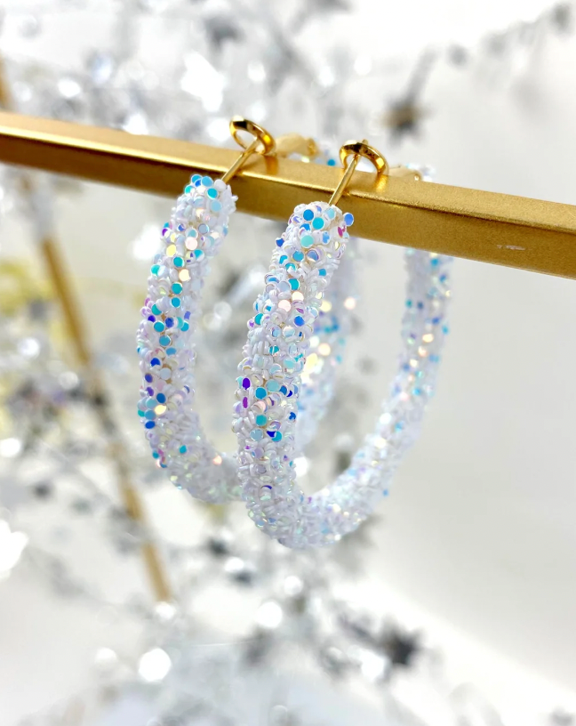 Glitter Hoops