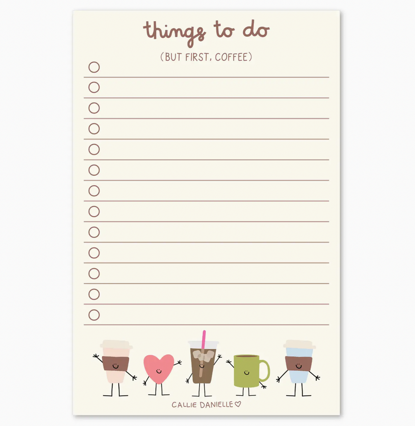 But First Coffee To Do Notepad