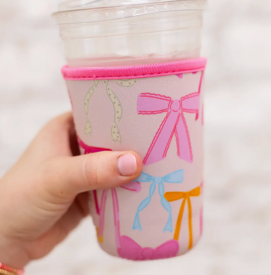 Drink Sleeve - Coquette Bows