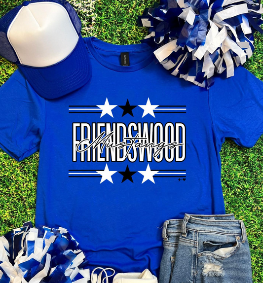 Adult Mustangs Star Tee