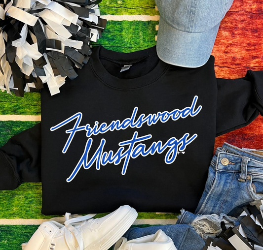 Adults Friendswood Mustangs Sweatshirt