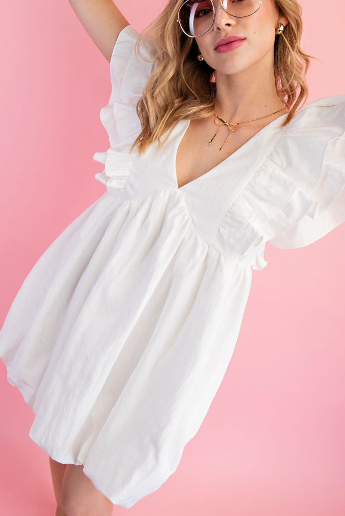 Just A Theory Dress - White