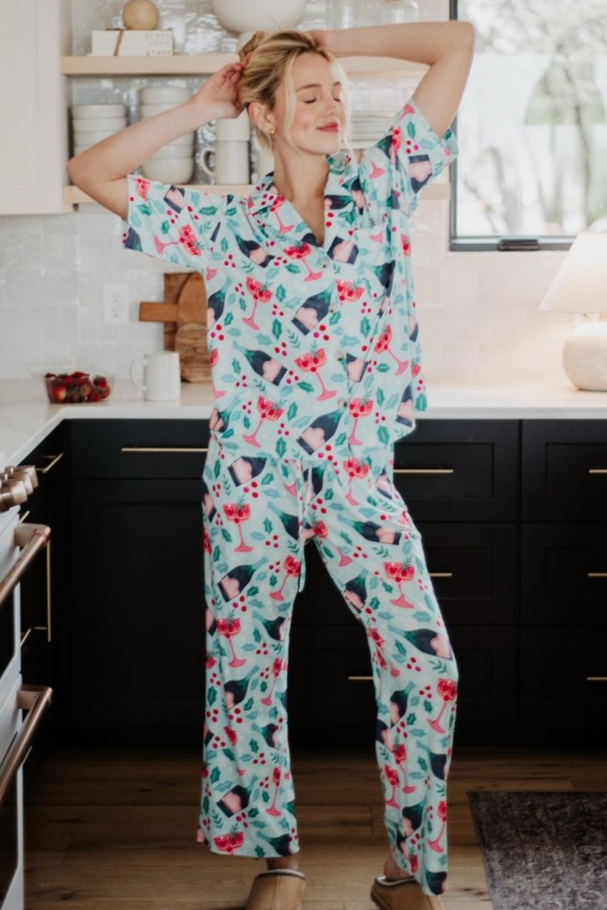 Christmas Bubbly PJ Set