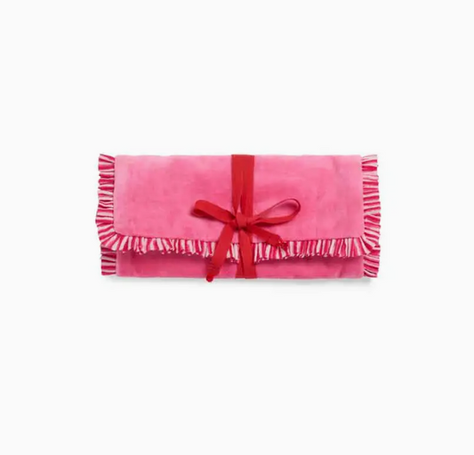Elle Jewelry Roll - Pink