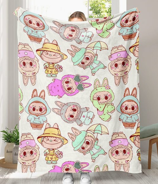Monsters Throw Blanket