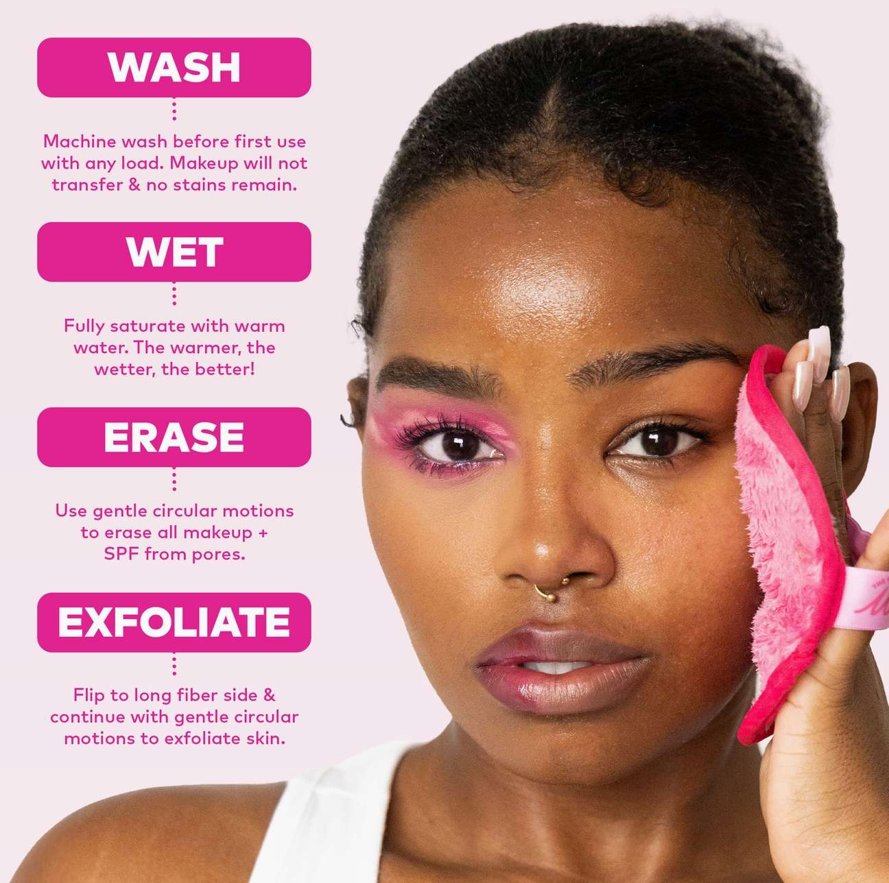 Mini Makeup Eraser - Pink