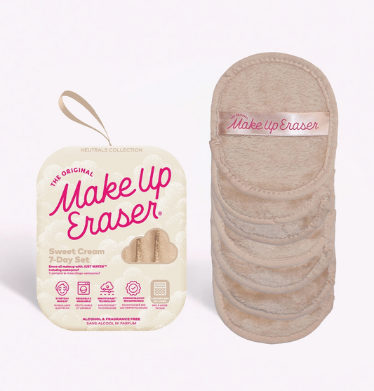 Sweet Cream 7-Day Makeup Eraser Set