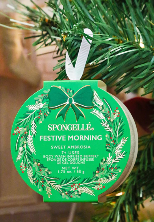 Spongelle Holiday Wreath Buffers