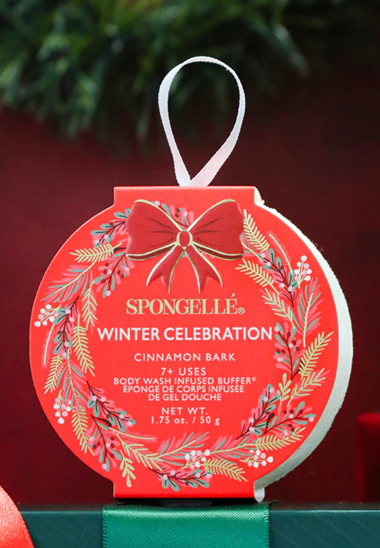 Spongelle Holiday Wreath Buffers