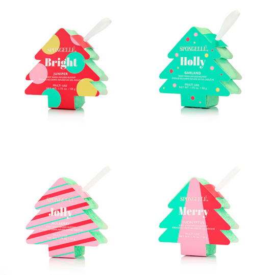 Spongelle Holiday Tree Buffers