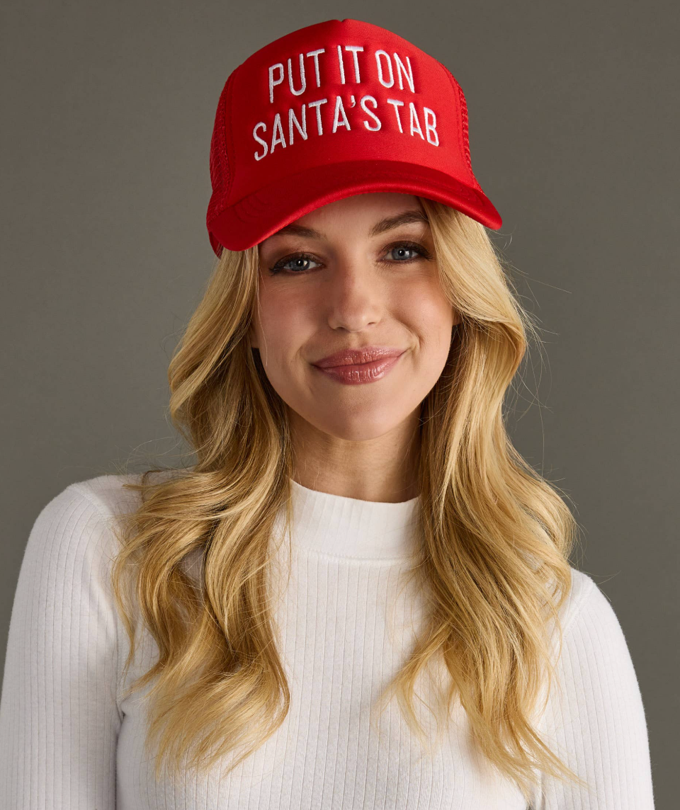 Put It On Santas Tab Trucker Hat