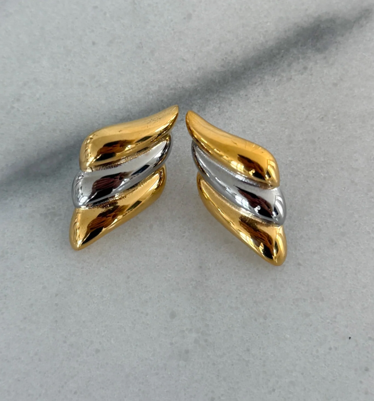 Two Toned Sarah Earrings