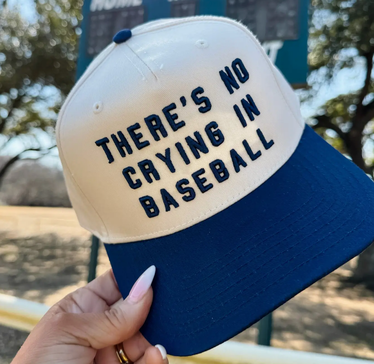 No Crying In Baseball Hat