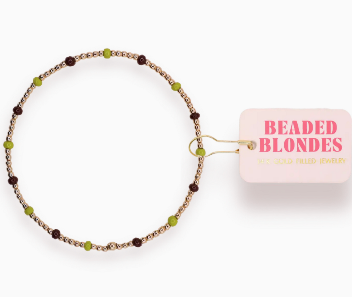 Penelope Bracelet - Dark Brown/Olive