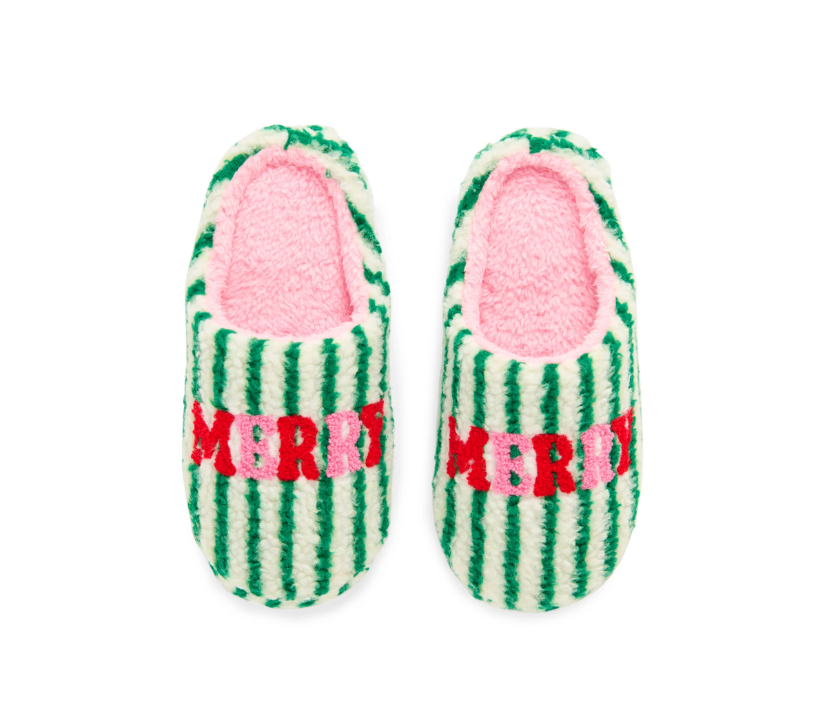 Merry Striped Slippers