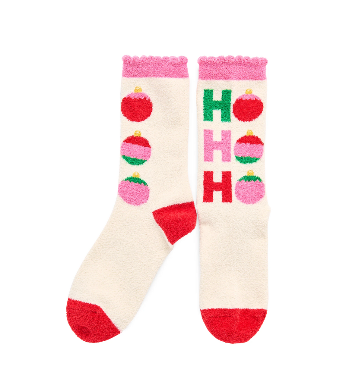 HO HO HO Ornaments Socks