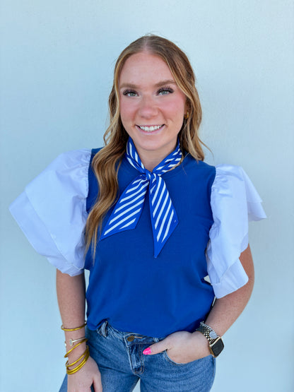 Iris Top - Royal Blue