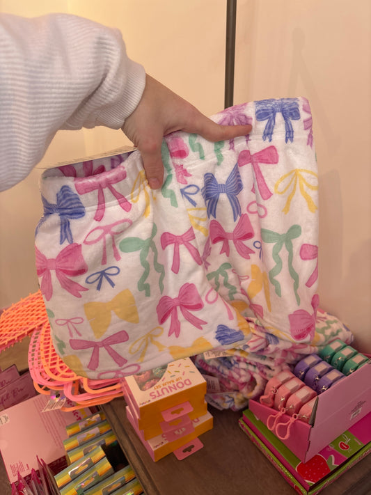 Pretty Bows Plush Shorts