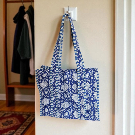 Serene Quilted Tote Bag