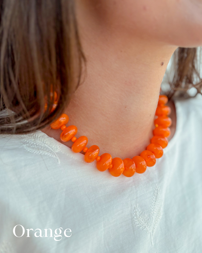 Marble Beaded Necklace