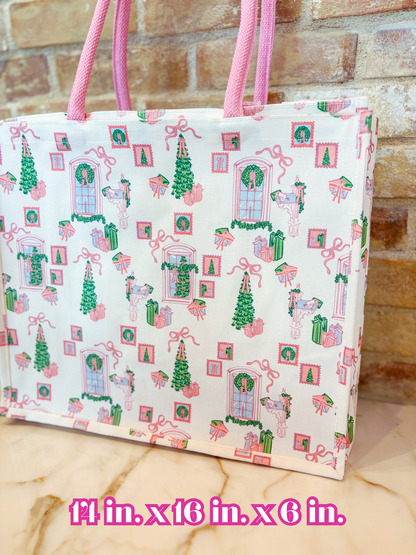 Christmas Cottage Everyday Essential Tote