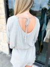 On The Run Romper - Grey