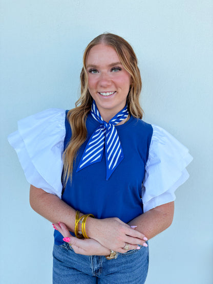 Iris Top - Royal Blue