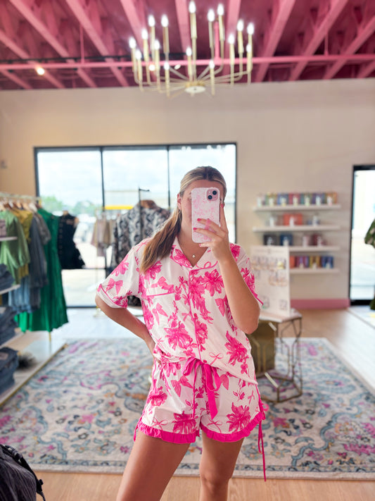 Blossom Tie PJ Set