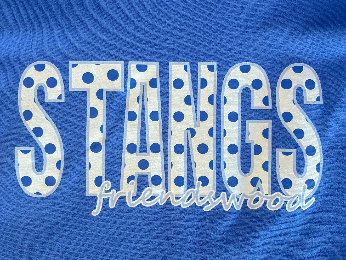 Mustangs Polka Dot Tee - Adults