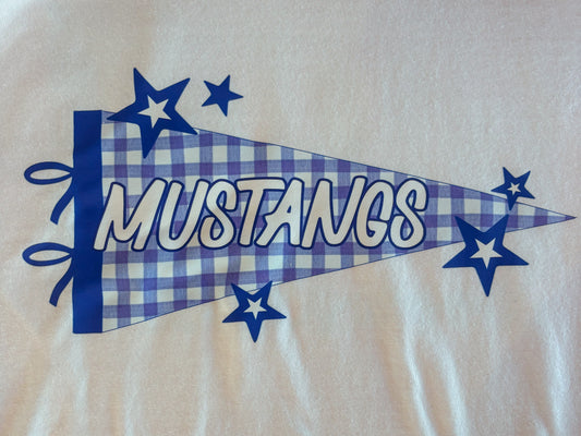 Mustangs Flag Tee - Youth