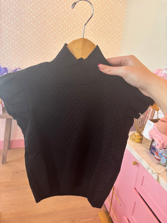Little Luxies Sarah Top - Black
