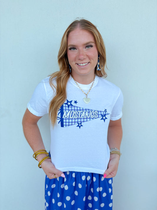 Mustangs Flag Tee - Adults