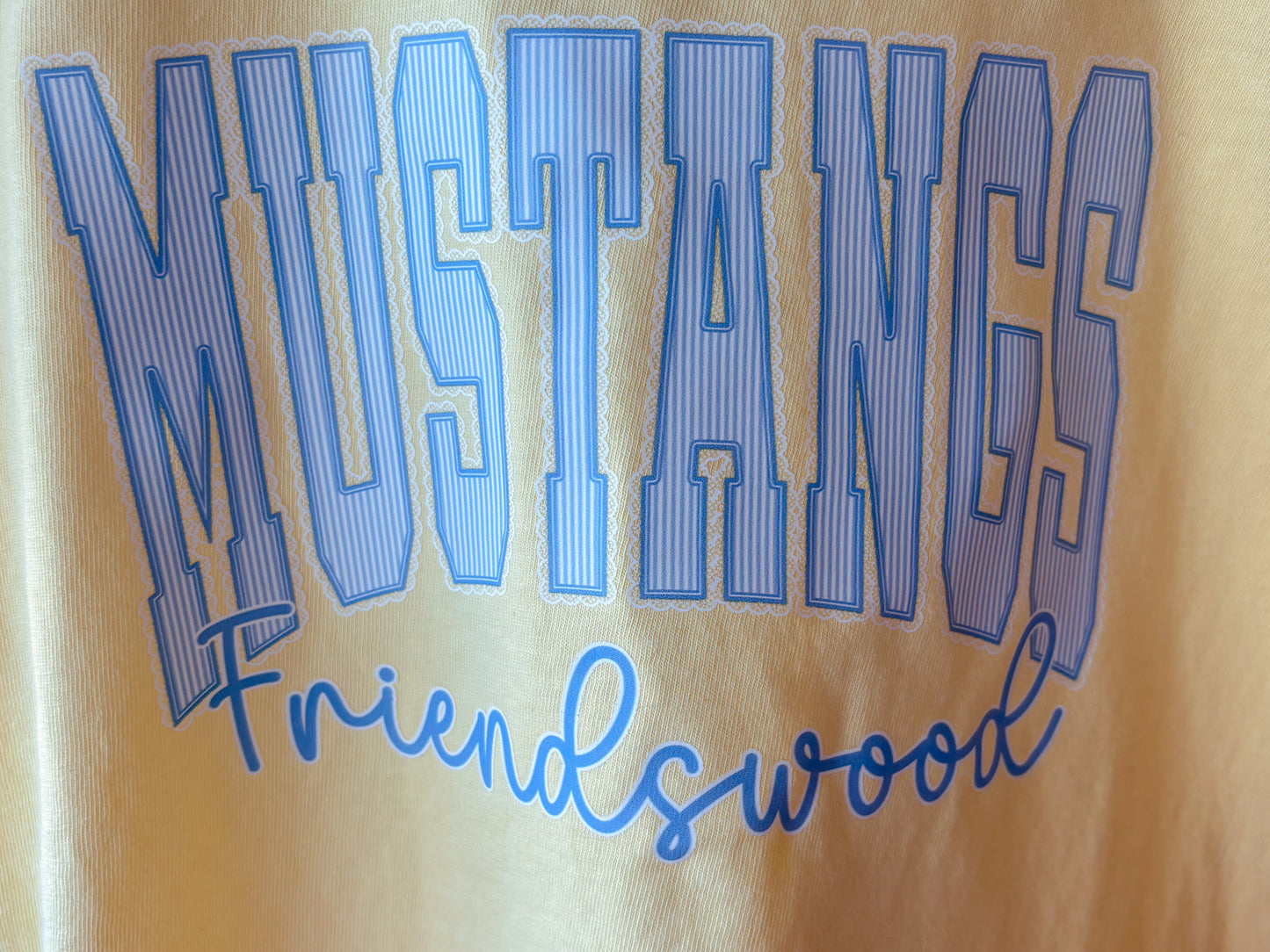 Mustangs Stripe Tee - Youth