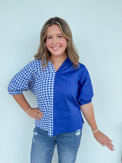 Sloan Top - Royal Blue