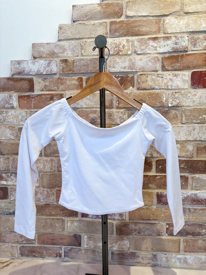 Little Luxies Jade Top - White