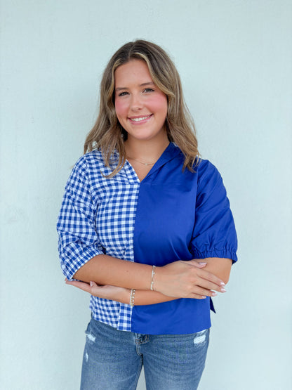 Sloan Top - Royal Blue