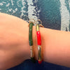 Christmas Bamboo Bracelets - Set of 2