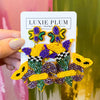 Mardi Gras Statement Earrings