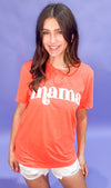 Mama Puff Tee - Coral