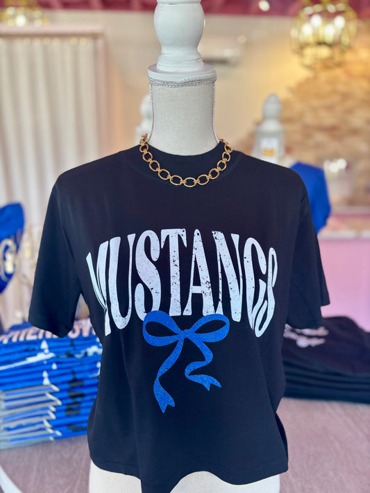 Mustangs Bow Tee