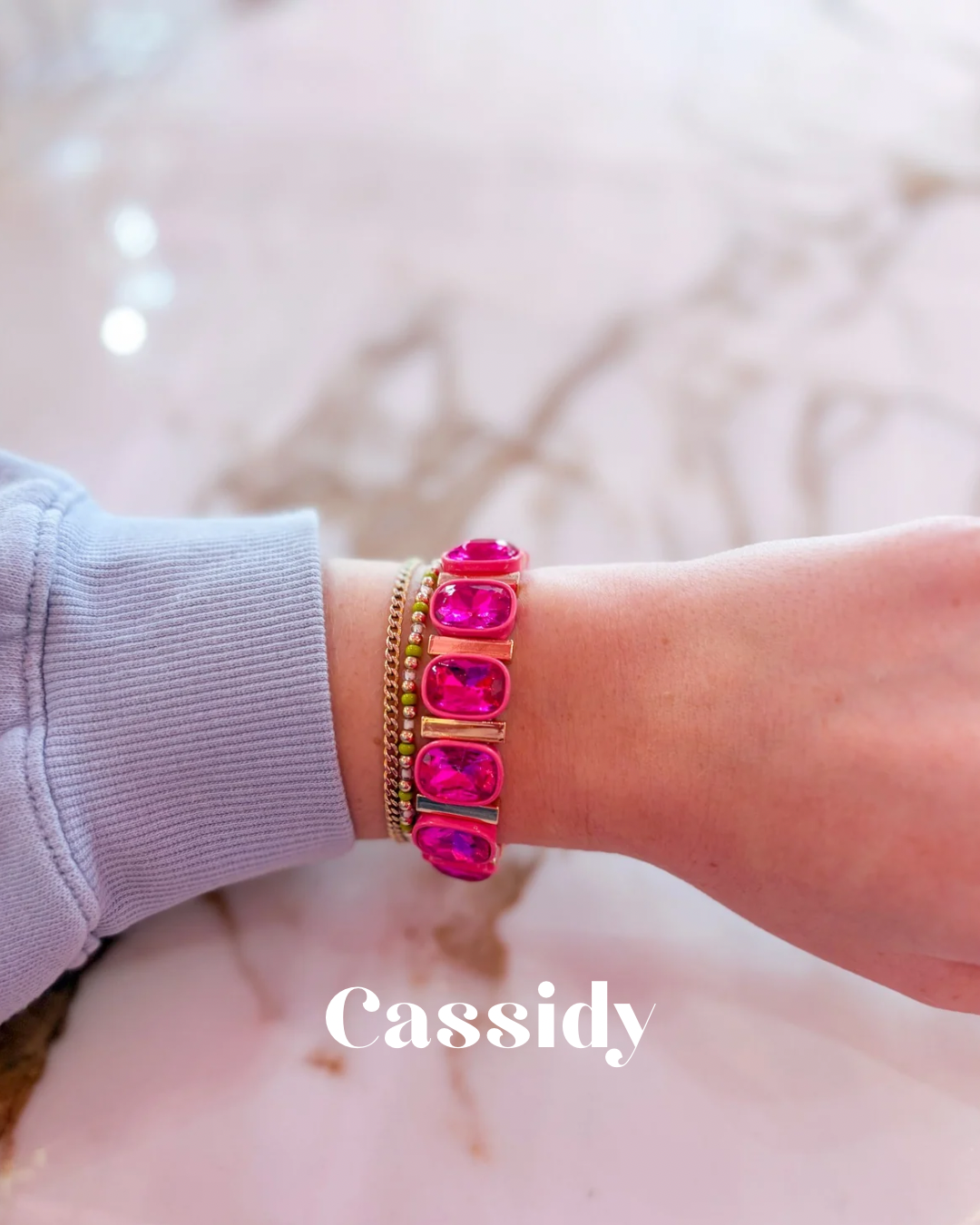 Colorful Gem Bracelets