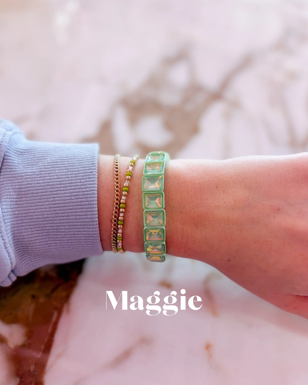 Colorful Gem Bracelets