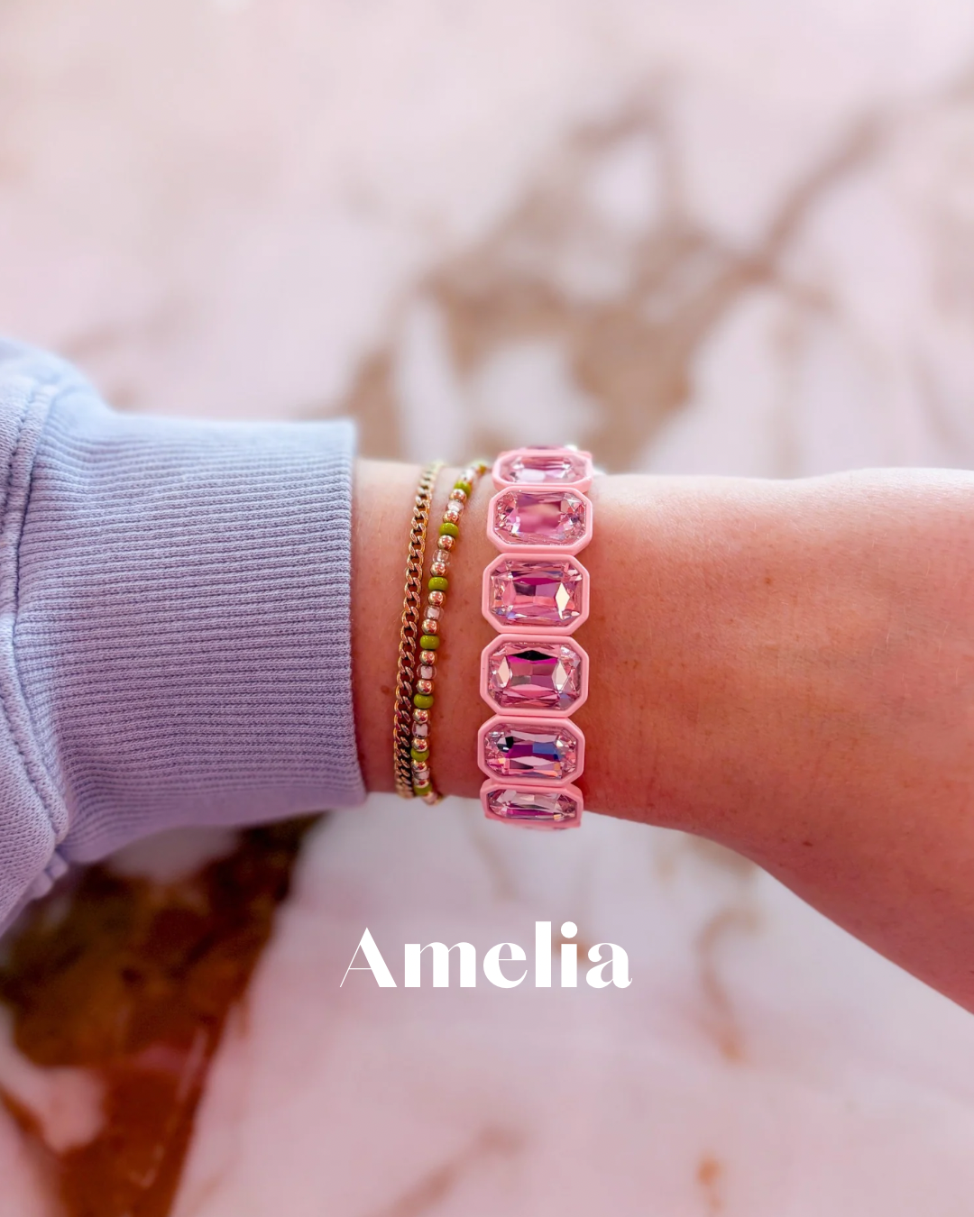 Colorful Gem Bracelets
