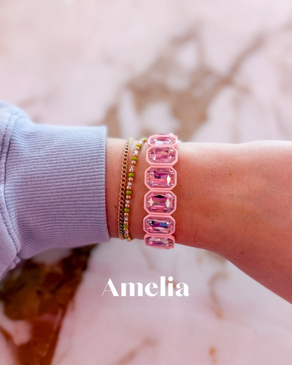 Colorful Gem Bracelets