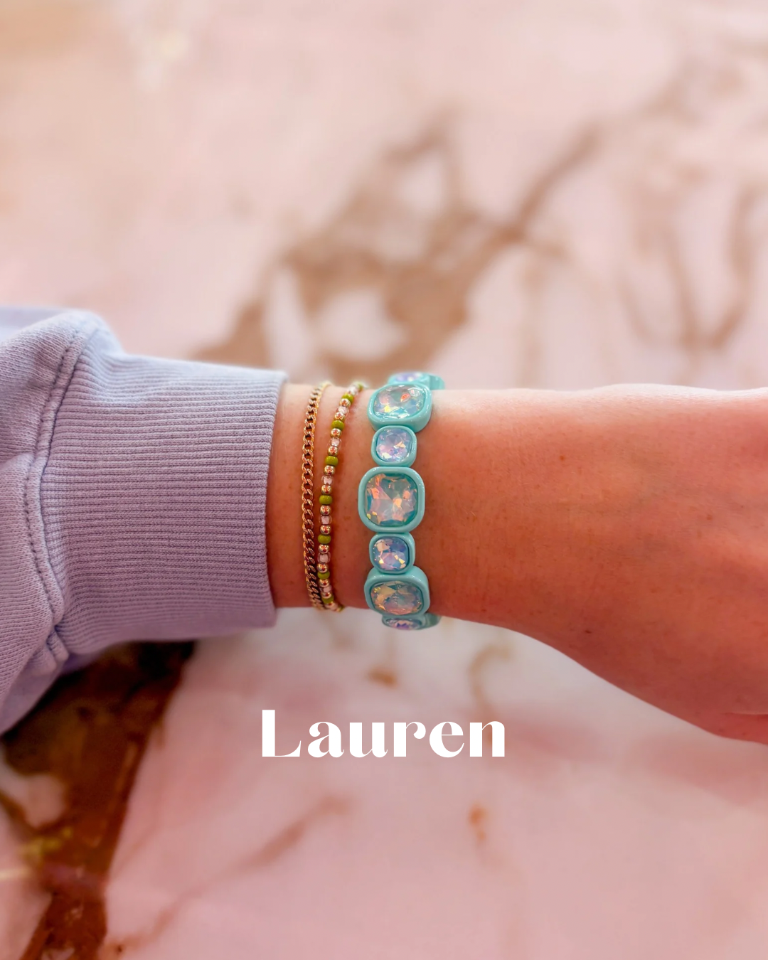 Colorful Gem Bracelets